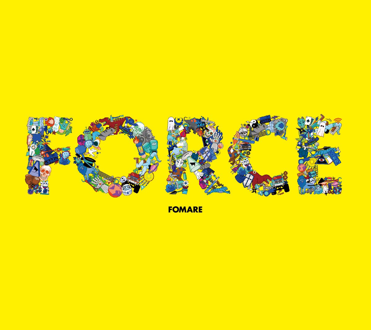 『FOMARE - FROZEN』収録の『FORCE』ジャケット