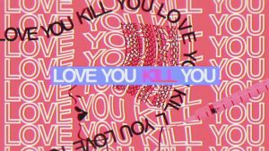『悲撃のヒロイン症候群 - LOVE YOU KILL YOU』収録の『LOVE YOU KILL YOU』ジャケット