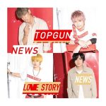 『NEWS - トップガン』収録の『トップガン/Love Story』ジャケット