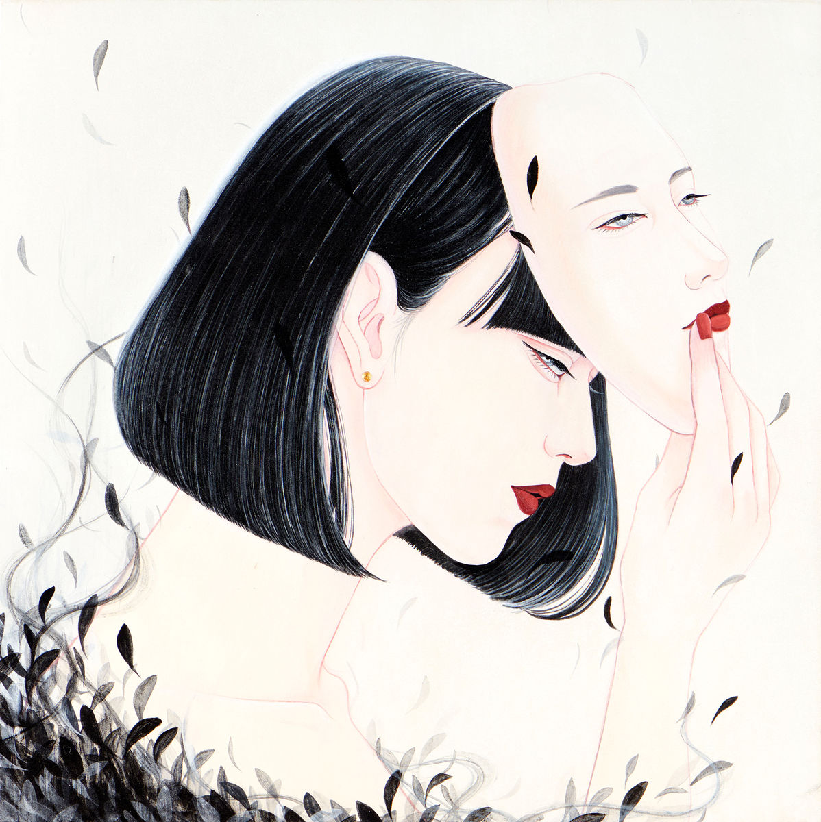 『a crowd of rebellionDear Cancer』収録の『Black_24:』ジャケット