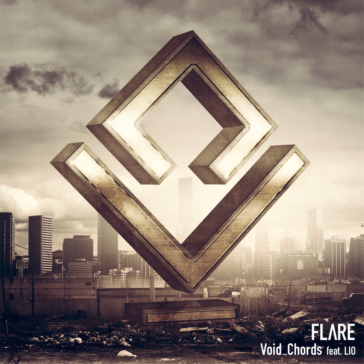 『Void_Chords feat.LIO - VAPOR』収録の『FLARE』ジャケット
