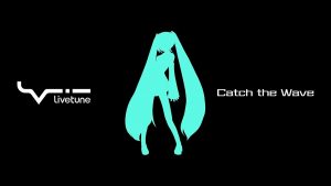 『livetune - Catch the Wave』収録の『Catch the Wave』ジャケット