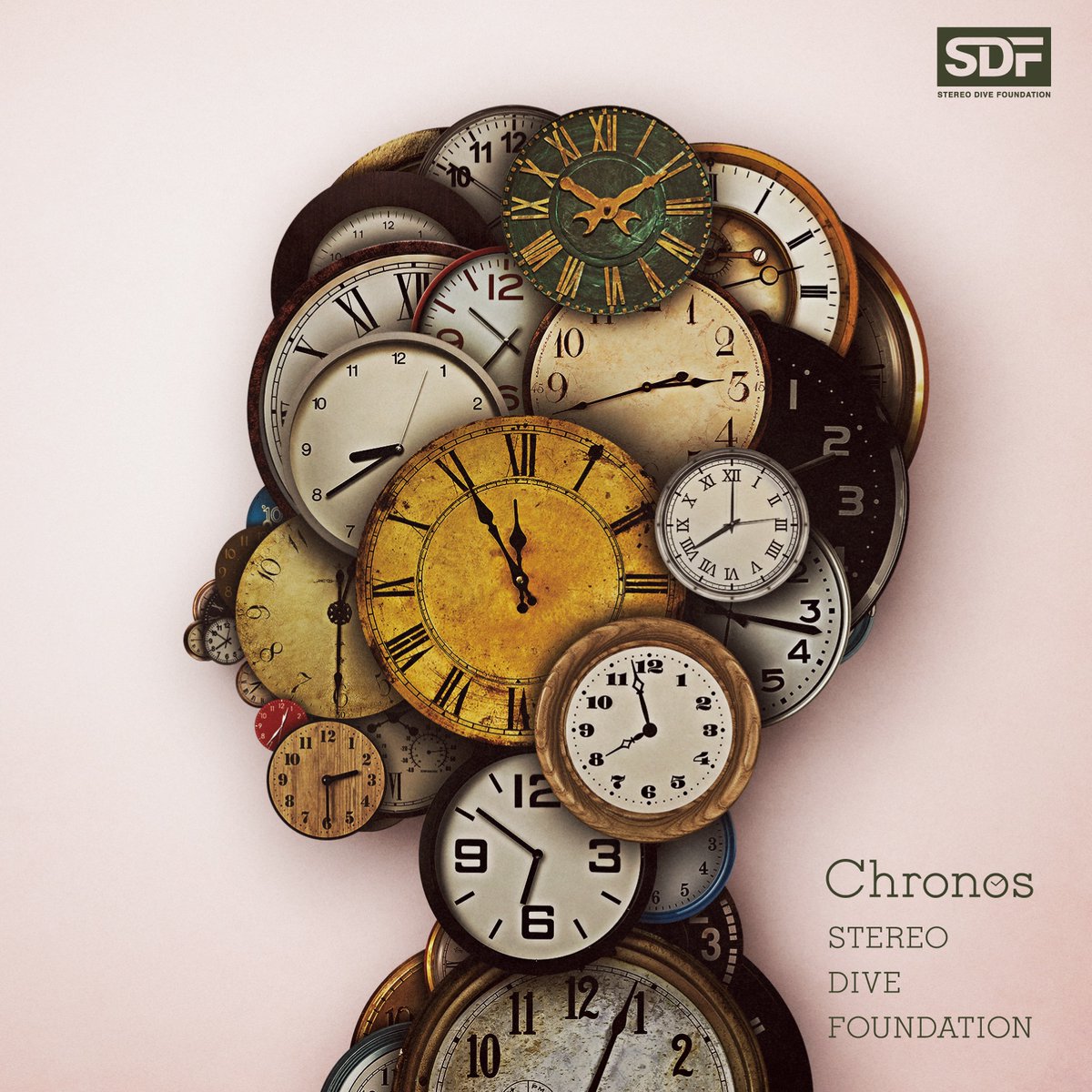 『STEREO DIVE FOUNDATION - Yellow』収録の『Chronos』ジャケット