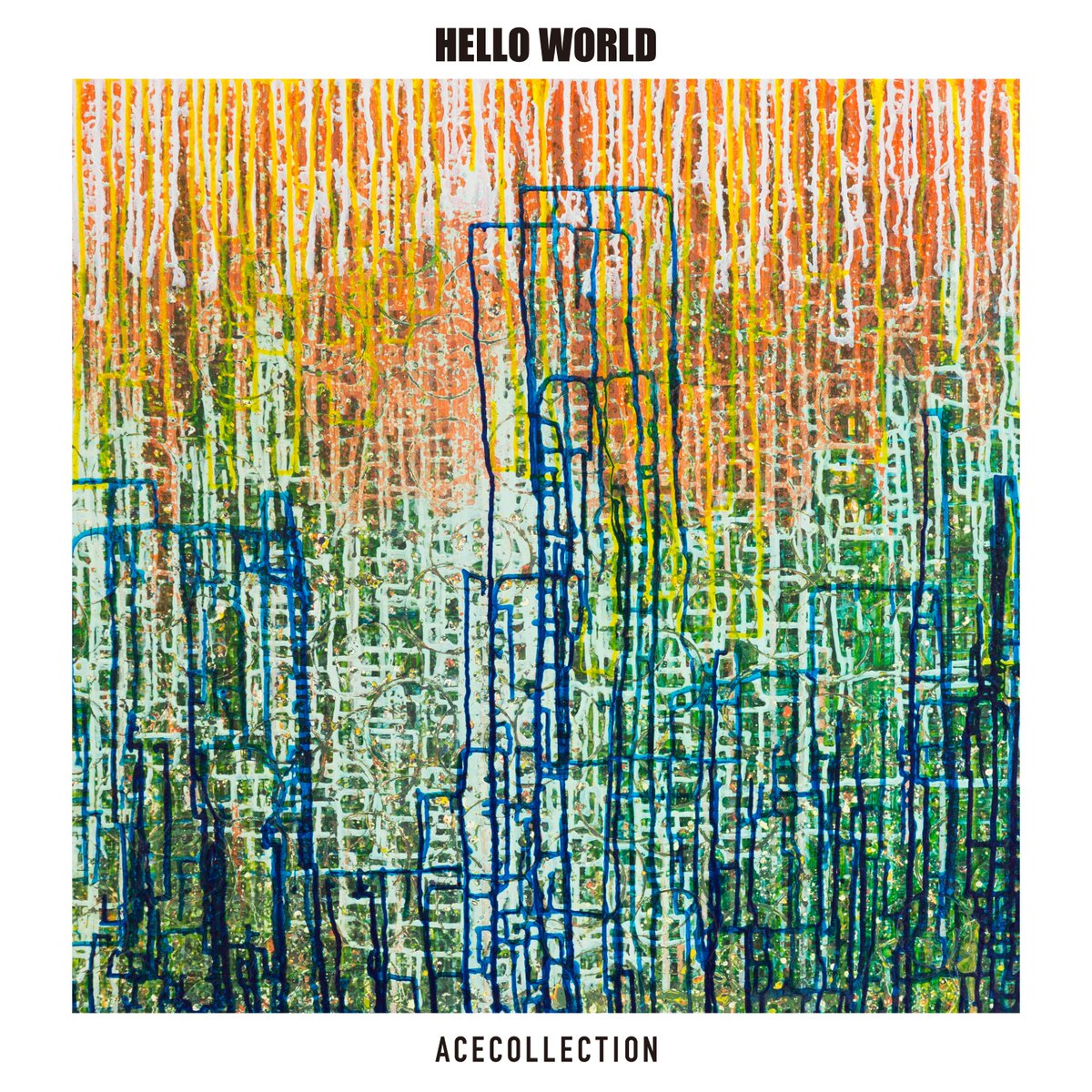 『ACE COLLECTION - BLUE』収録の『HELLO WORLD』ジャケット