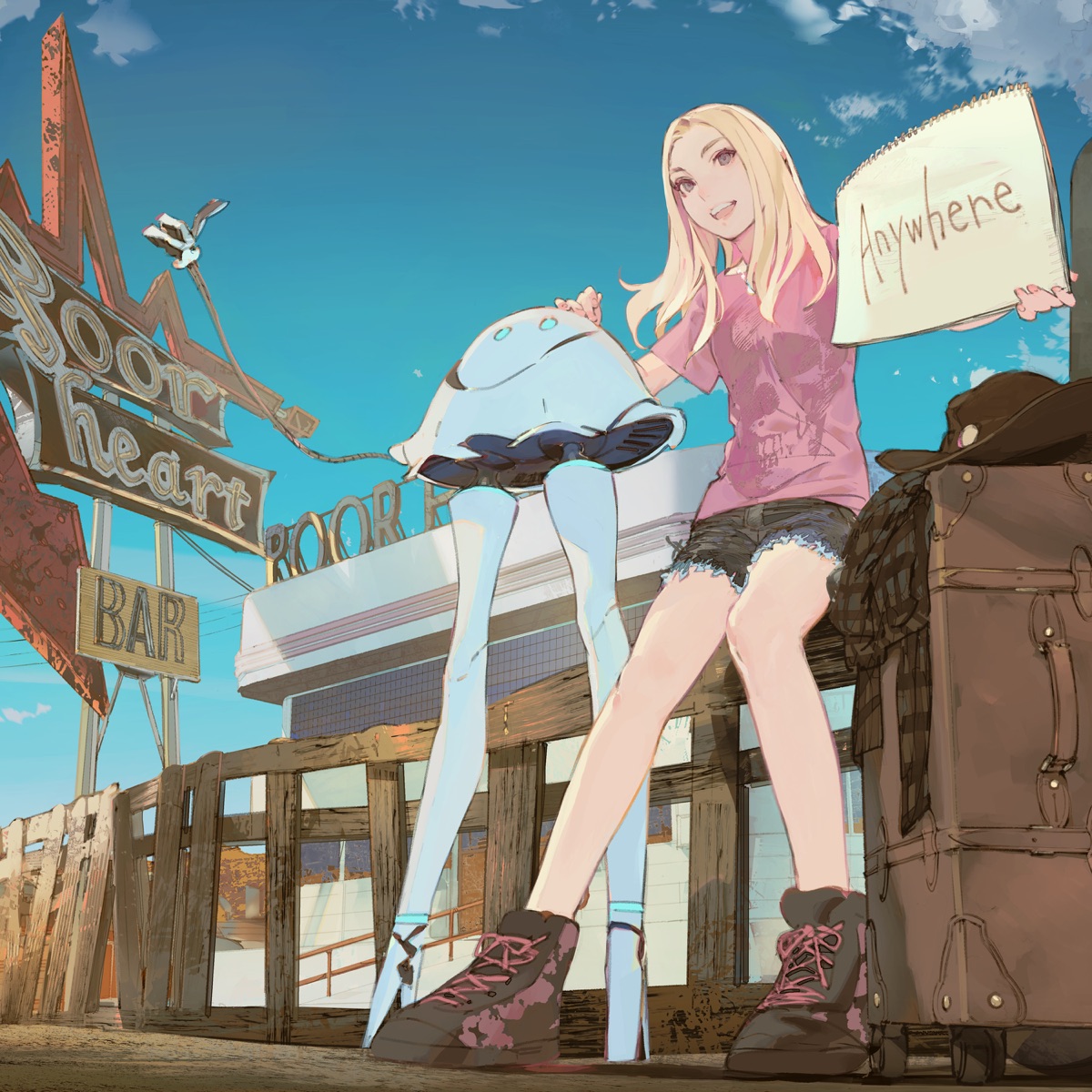 『FUZI × MAAS - Hello Dust Town』収録の『Hello Dust Town』ジャケット