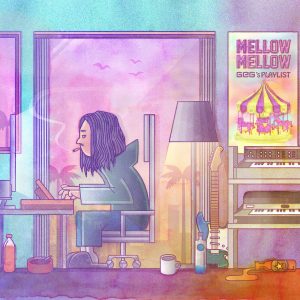 『GeG - Merry Go Round feat. BASI, 唾奇, VIGORMAN & WILYWNKA』収録の『Mellow Mellow ~GeG's Playlist~』ジャケット