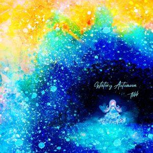 Cover art for『TOPHAMHAT-KYO - Kakurenbo feat. Uten Kekko, ill.bell (RainyBlueBell)』from the release『Watery Autumoon』