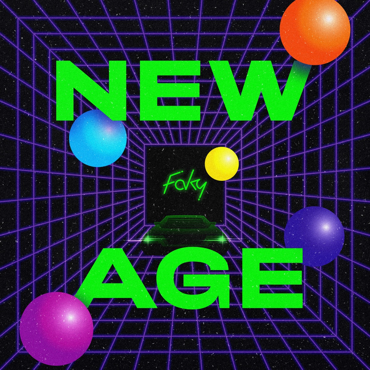 『FAKY - NEW AGE 歌詞』収録の『NEW AGE』ジャケット