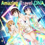 Cover art for『AZALEA - Kuuchuu Renairon』from the release『Amazing Travel DNA』