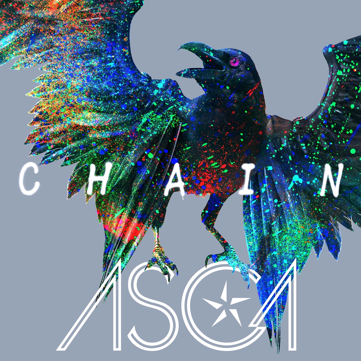 Cover for『ASCA - Ikareta Sekai Daro Kamawanai ze』from the release『CHAIN』