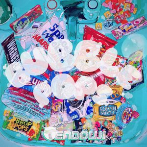 Cover art for『TENDOUJI - Kids in the dark』from the release『BUBBLE POPS』