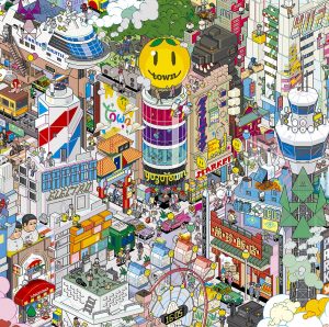 『ゆず - フラフラ』収録の『YUZUTOWN』ジャケット