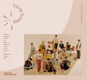 『SEVENTEEN - Smile Flower -Japanese ver.-』収録の『舞い落ちる花びら (Fallin' Flower)』ジャケット