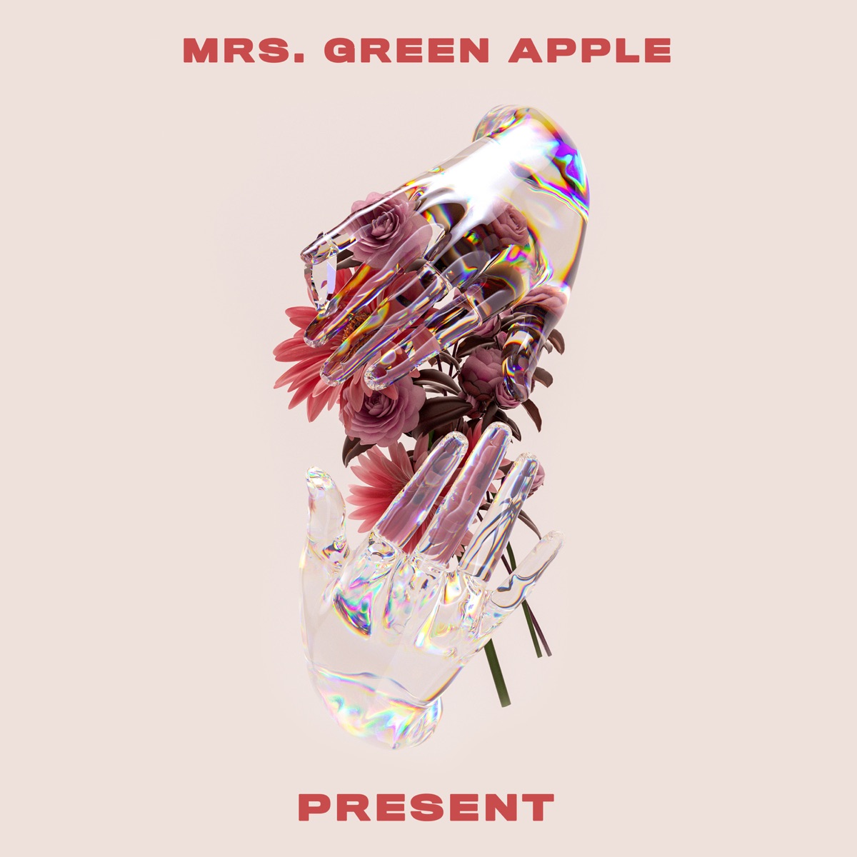 『Mrs. GREEN APPLE - PRESENT (English Ver.) 歌詞』収録の『PRESENT (English Ver.)』ジャケット