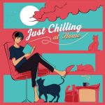 『SUKISHA - Just Dance feat. Kan Sano』収録の『Just Chilling at Home』ジャケット
