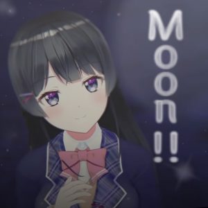 『月ノ美兎 - Moon!!』収録の『Moon!!』ジャケット