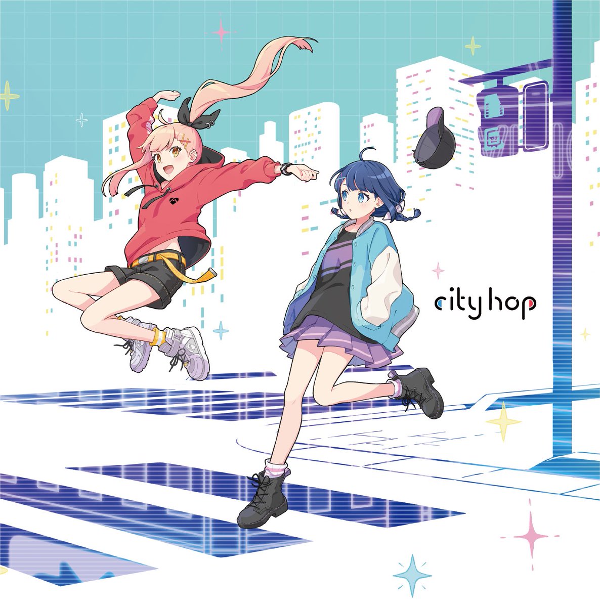 『Marpril - city hop』収録の『city hop』ジャケット