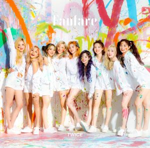 『TWICE - MORE & MORE -Japanese ver.-』収録の『Fanfare』ジャケット