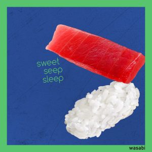『wasabi(谷口鮪×津野米咲) - sweet seep sleep』収録の『sweet seep sleep』ジャケット