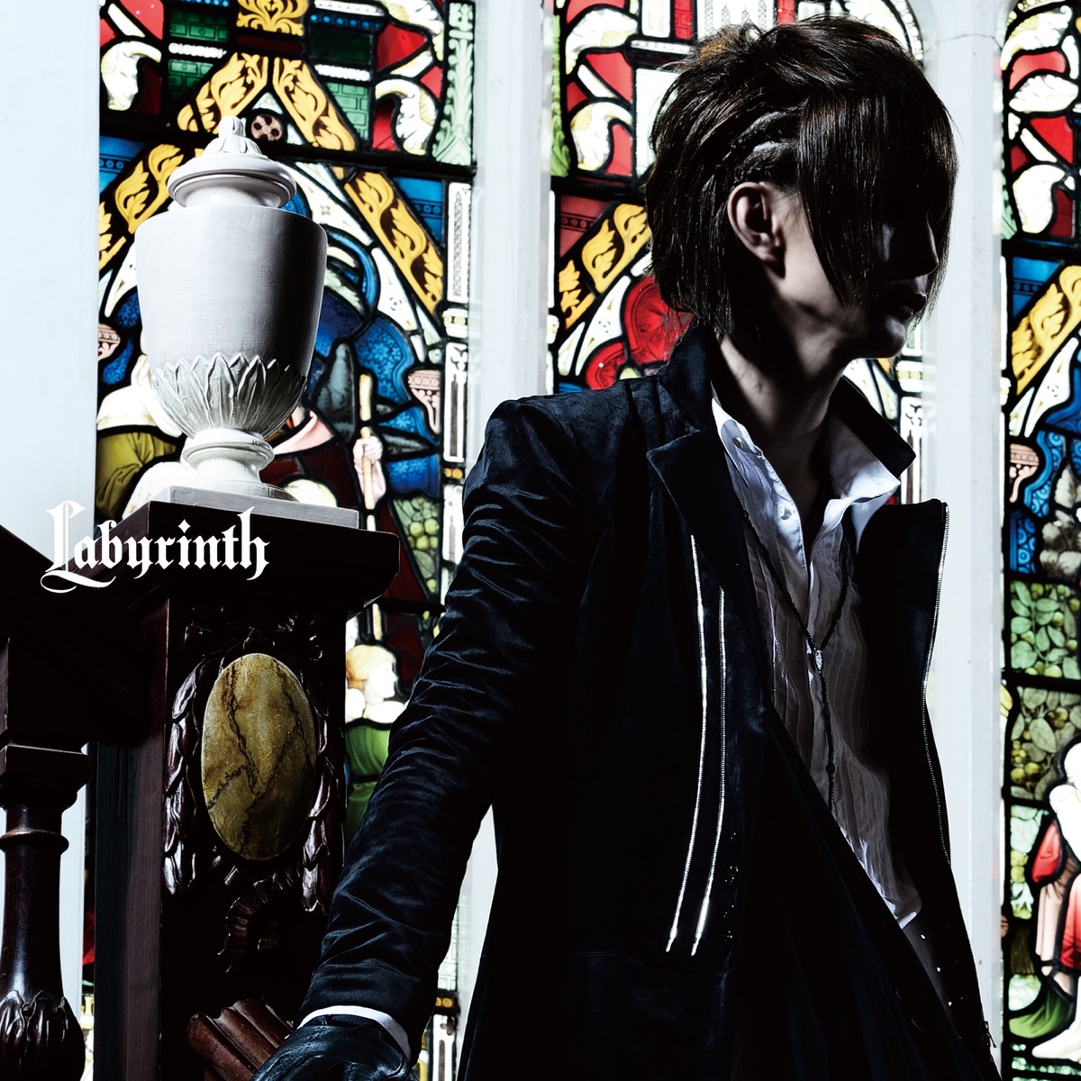 『luz - Labyrinth 歌詞』収録の『Labyrinth -black-』ジャケット