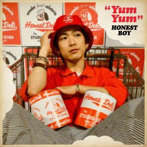 『HONEST BOY - YUM YUM』収録の『YUM YUM』ジャケット