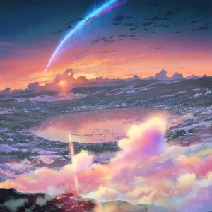 『RADWIMPS - Sparkle (English ver.)』収録の『君の名は。English edition』ジャケット