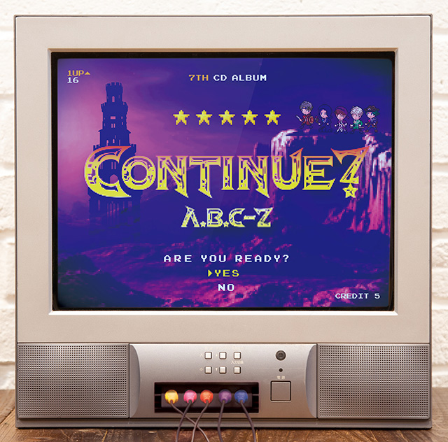 『A.B.C-Z - GAME OVER!!! 歌詞』収録の『CONTINUE?』ジャケット
