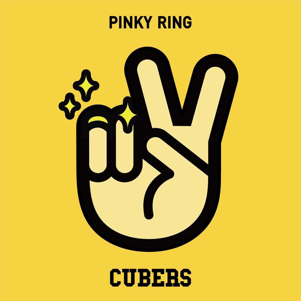 『CUBERS - ピンキーリング 歌詞』収録の『ピンキーリング』ジャケット