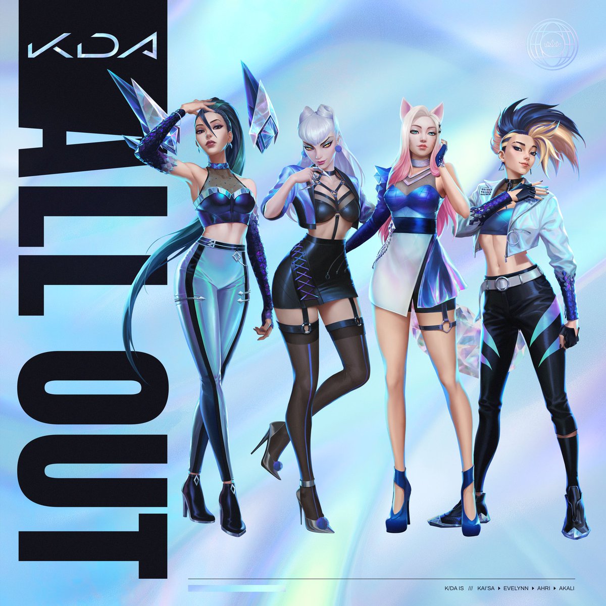 Cover art for『K/DA - VILLIAN』from the release『ALL OUT』