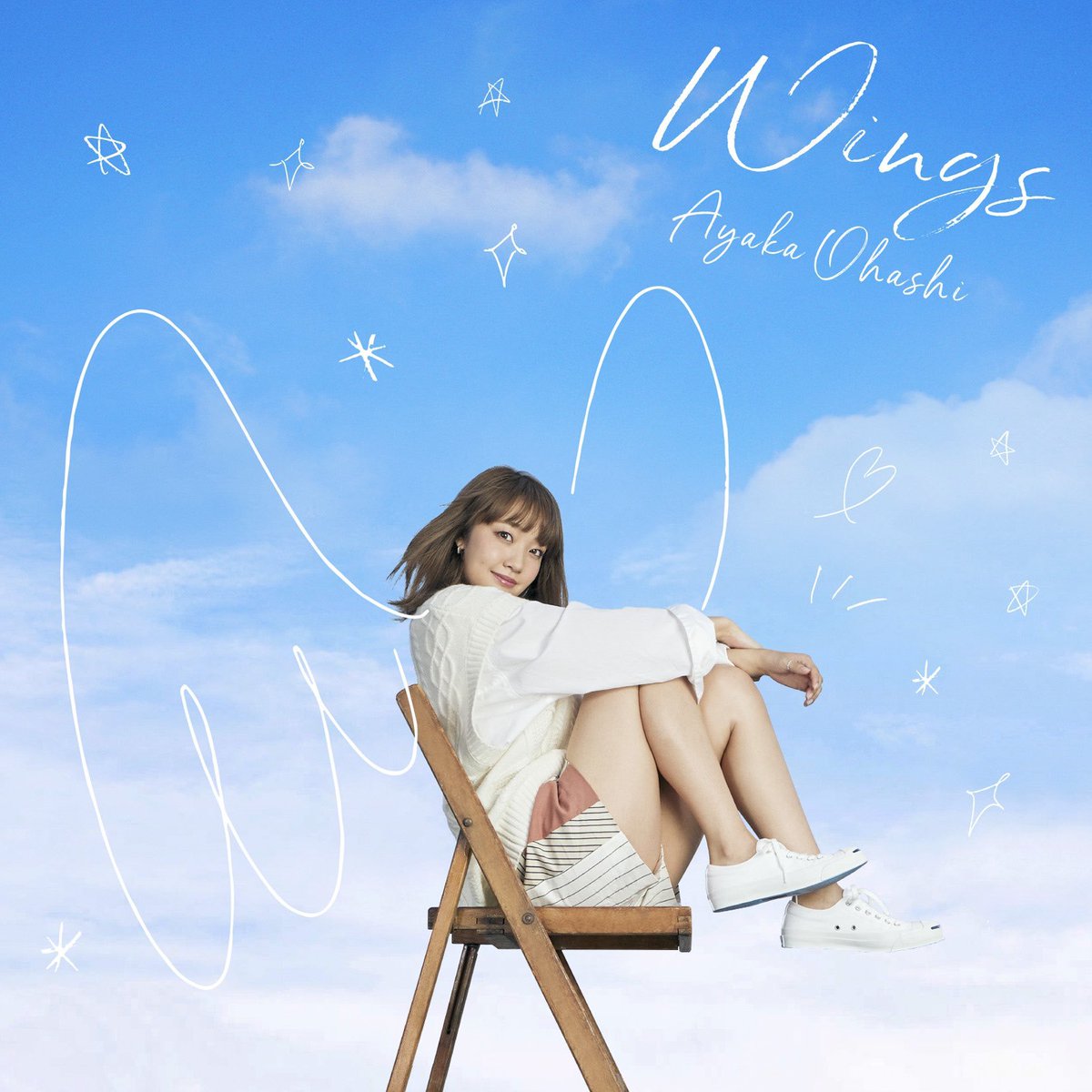 『大橋彩香 - START DASH』収録の『WINGS』ジャケット