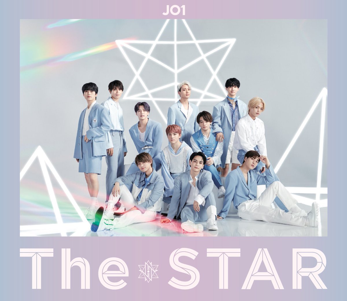 『JO1 - Shine A Light 歌詞』収録の『The STAR』ジャケット