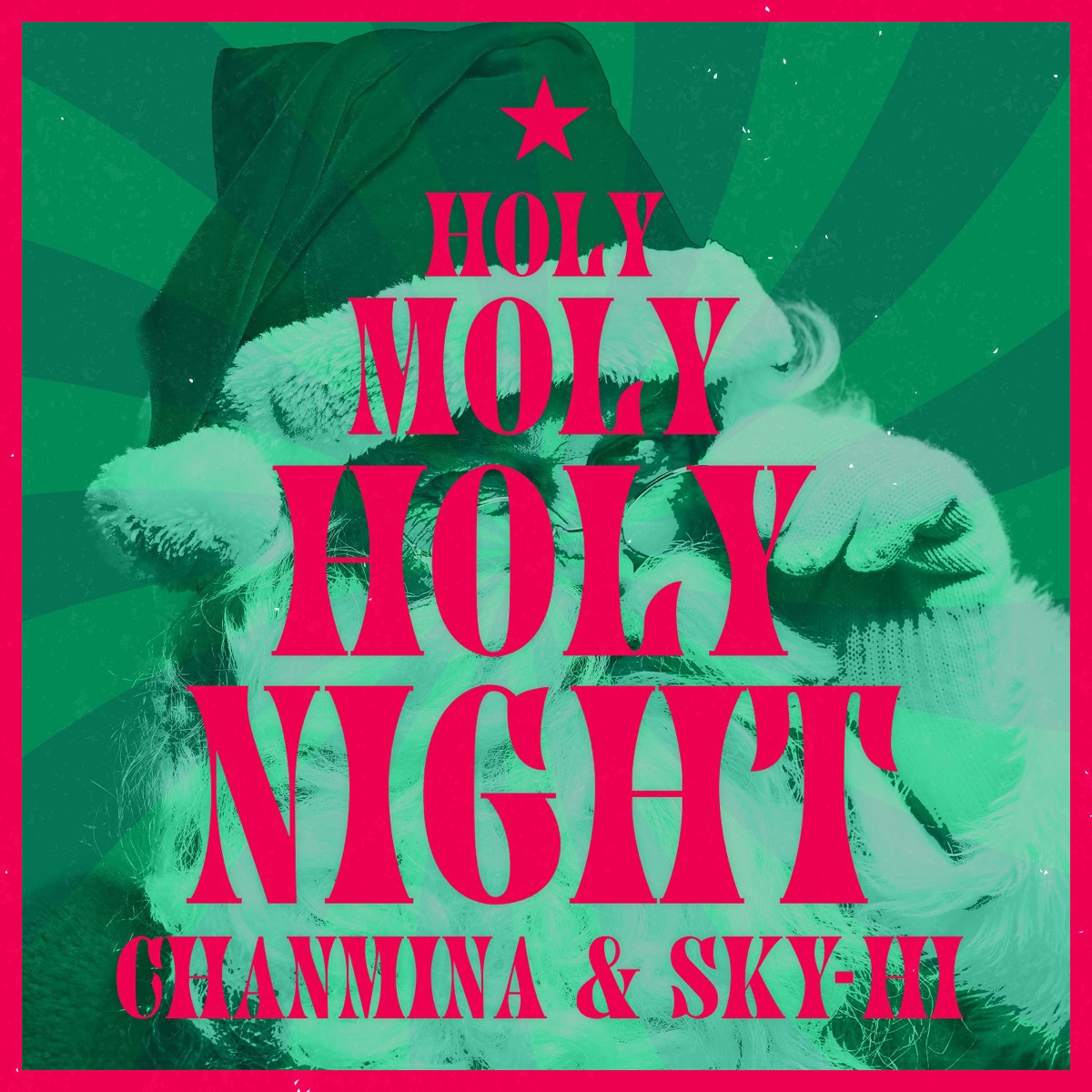 『ちゃんみな & SKY-HI - Holy Moly Holy Night』収録の『Holy Moly Holy Night』ジャケット