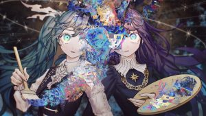 『ゆよゆっぺ×鬱P - vivid』収録の『vivid』ジャケット