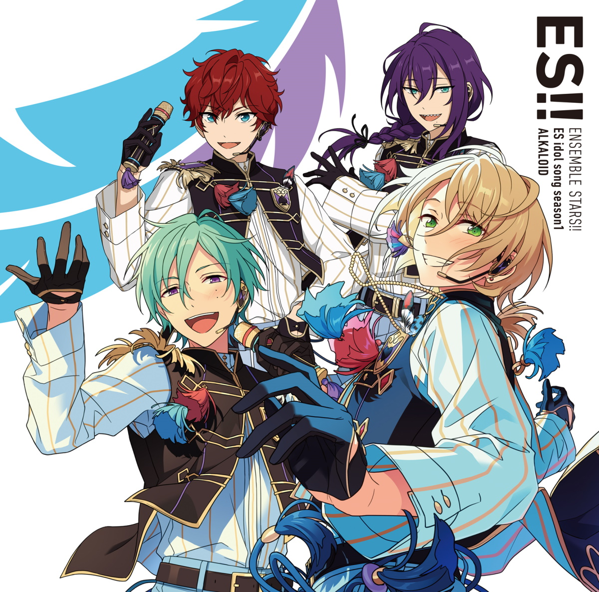 『ALKALOID - Living on the edge 歌詞』収録の『あんさんぶるスターズ!! ESアイドルソング season1 ALKALOID 』ジャケット