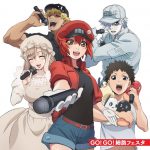 Cover art for『Platelet (Maria Naganawa), Platelet (Backwards Cap) (Manaka Iwami) - ばんばん!ばばーん!』from the release『GO! GO! Saibou Festa