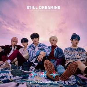 Cover art for『TOMORROW X TOGETHER - 9 to 4 Bun no 3 Bansen de Kimi wo Matsu (Run Away) [Japanese Ver.]』from the release『STILL DREAMING』