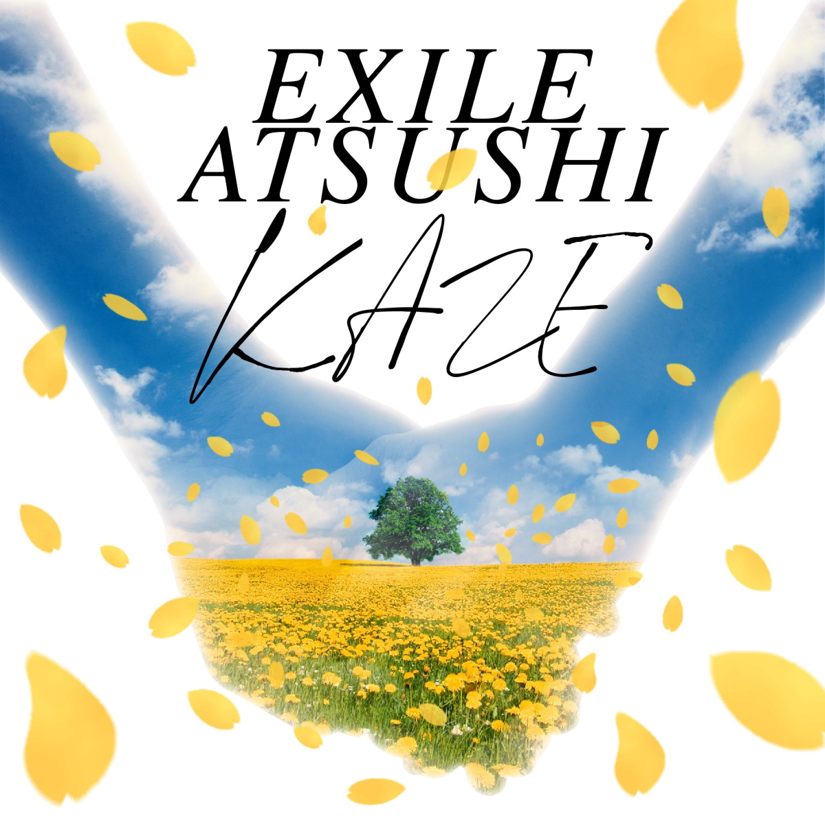 『EXILE ATSUSHI - KAZE 歌詞』収録の『KAZE』ジャケット