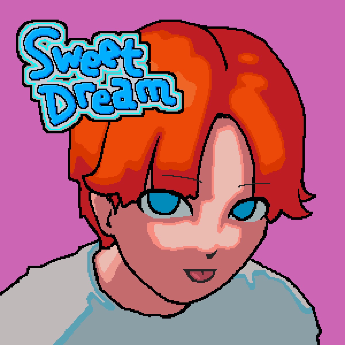 『Mega Shinnosuke - Sweet Dream feat.Jinmenusagi』収録の『Sweet Dream feat.Jinmenusagi』ジャケット
