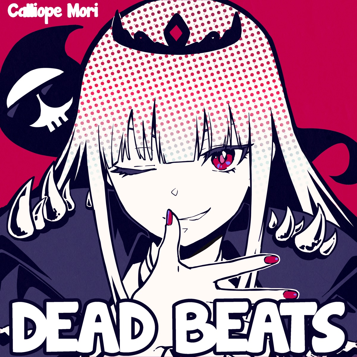 『Mori Calliope - Live Again 歌詞』収録の『DEAD BEATS』ジャケット