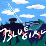 『ハク。 - BLUE GIRL』収録の『BLUE GIRL』ジャケット