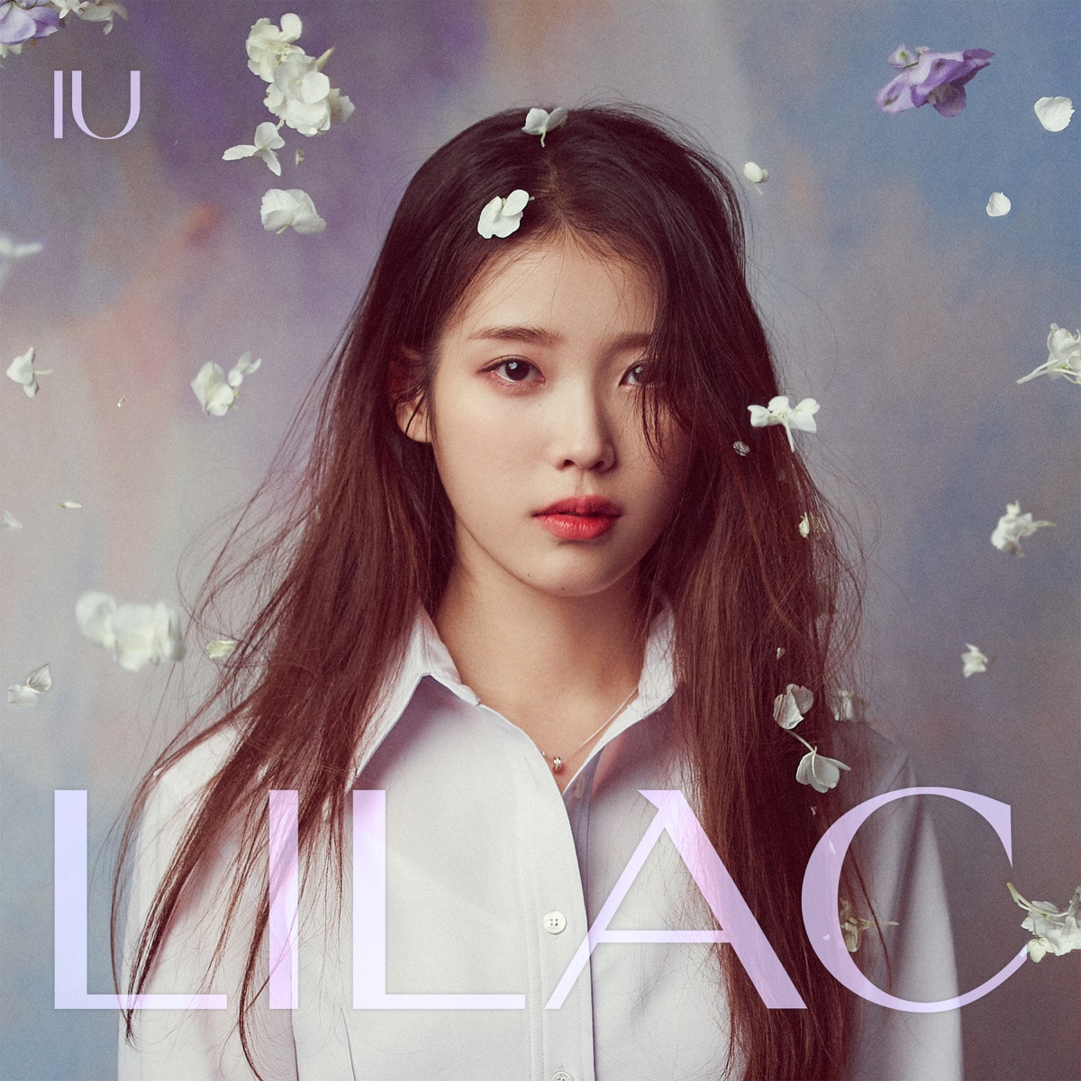 『IU - Ah puh 歌詞』収録の『IU 5th Album 'Lilac'』ジャケット