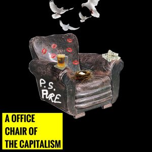 『WurtS - 寝相』収録の『資本主義の椅子』ジャケット