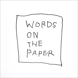 『the engy - Words on the paper』収録の『Words on the paper』ジャケット