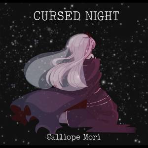 『Mori Calliope - Cursed Night』収録の『Cursed Night』ジャケット