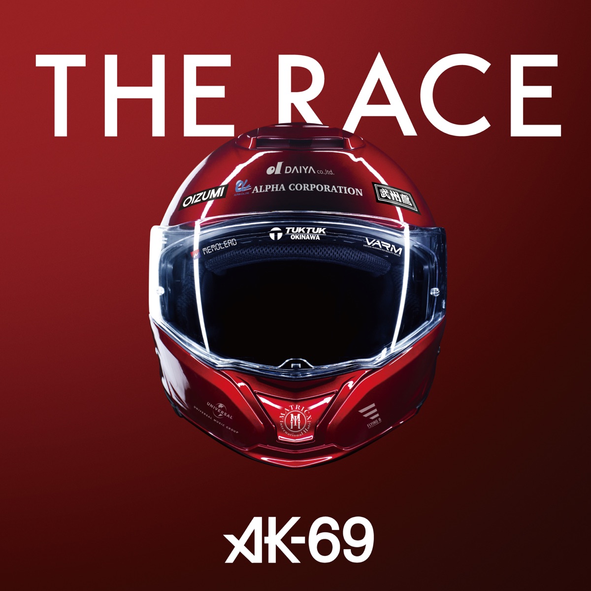 『AK-69 - It's not a game』収録の『The Race』ジャケット