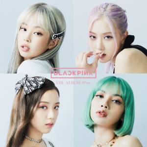 『BLACKPINK - Pretty Savage -JP Ver.-』収録の『THE ALBUM -JP Ver.-』ジャケット