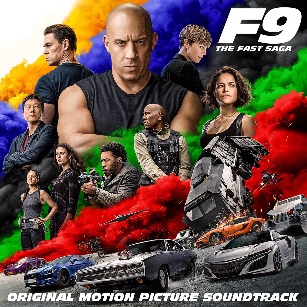 『Good Gas & JP THE WAVY - Bushido』収録の『F9: The Fast Saga (Original Motion Picture Soundtrack)』ジャケット