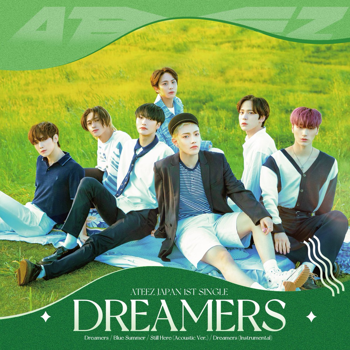 『ATEEZ - Dreamers 歌詞』収録の『Dreamers』ジャケット
