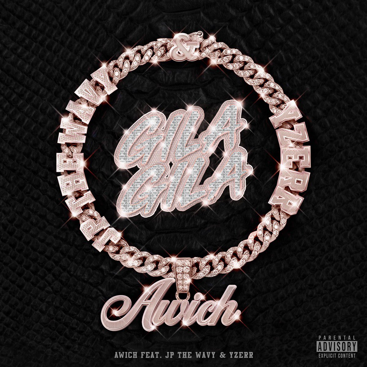 『Awich - GILA GILA feat. JP THE WAVY, YZERR』収録の『GILA GILA feat. JP THE WAVY, YZERR』ジャケット