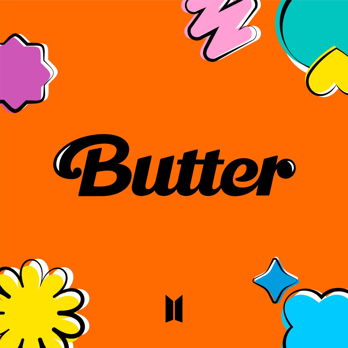 『BTS - Permission to Dance 歌詞』収録の『Butter / Permission to Dance』ジャケット